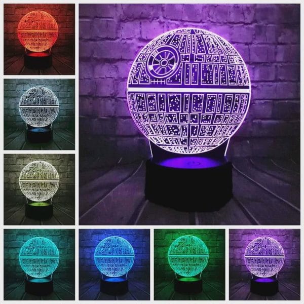 Star Wars 3D Night Light Death Star - Image 2