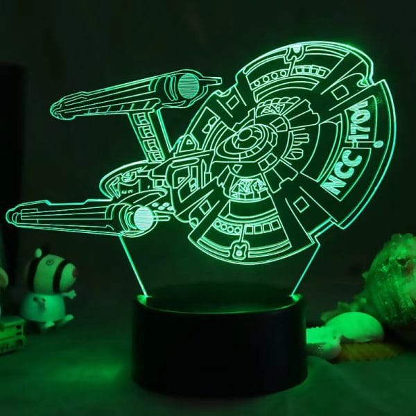 Spaceship model Enterprise 3D night light - Image 7