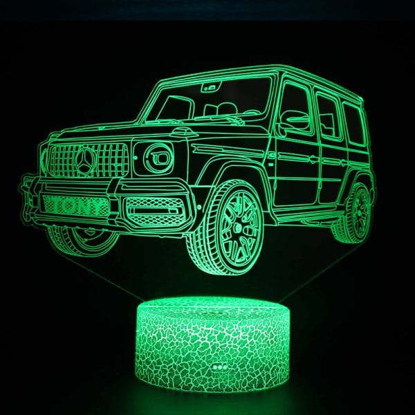 Creative off-road vehicle 3D illusion light - Image 6