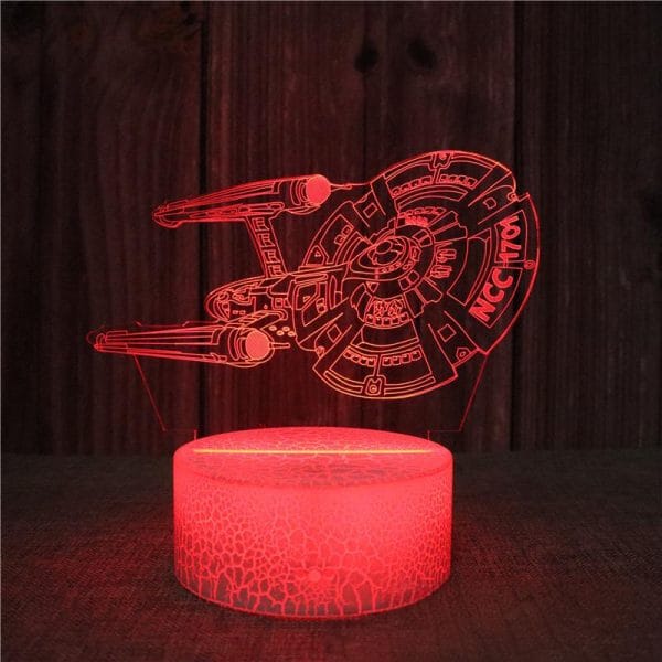 Spaceship model Enterprise 3D night light - Image 8