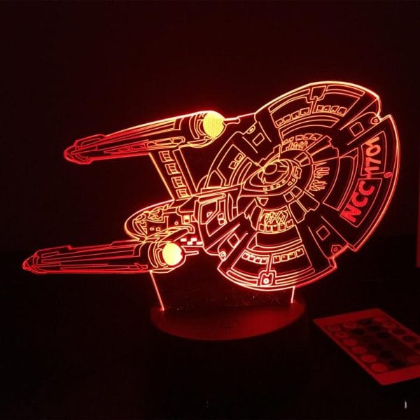 Spaceship model Enterprise 3D night light - Image 6