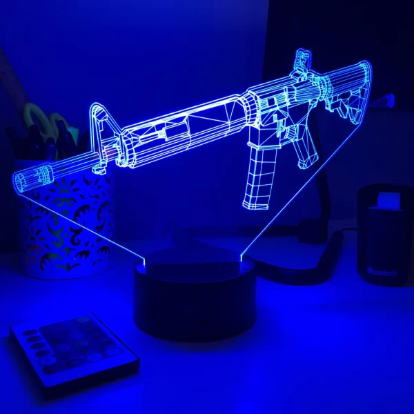 Rifle -15 3D Illusion Lamp - Image 4