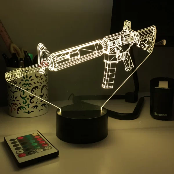 Rifle -15 3D Illusion Lamp - Image 3