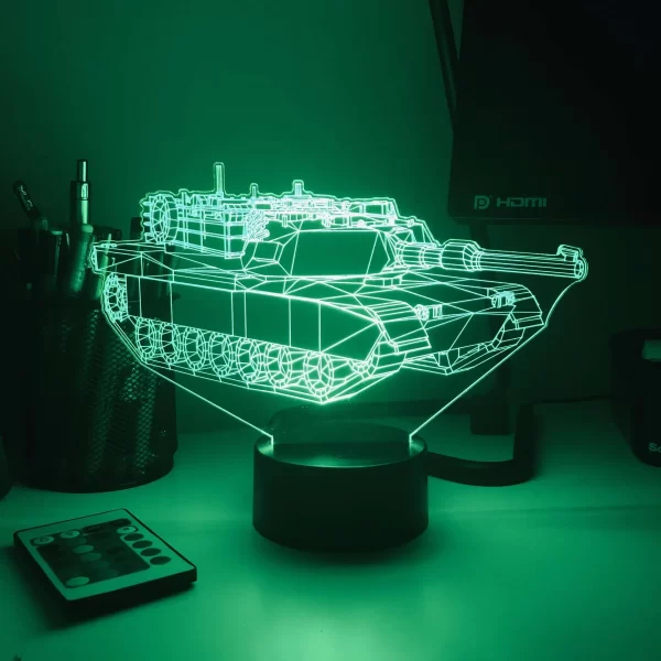 M1 Abrams Main Battle Tank 3D Illusion Light - Image 6