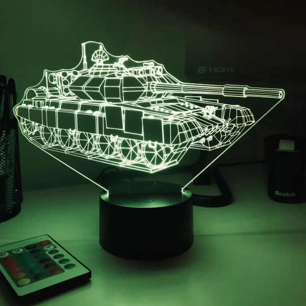 T-90 Main Battle Tank 3D Illusion Light - Image 3