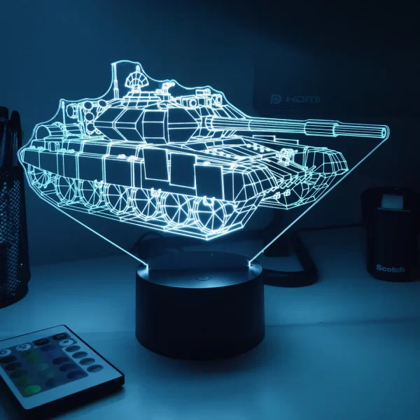 T-90 Main Battle Tank 3D Illusion Light - Image 4