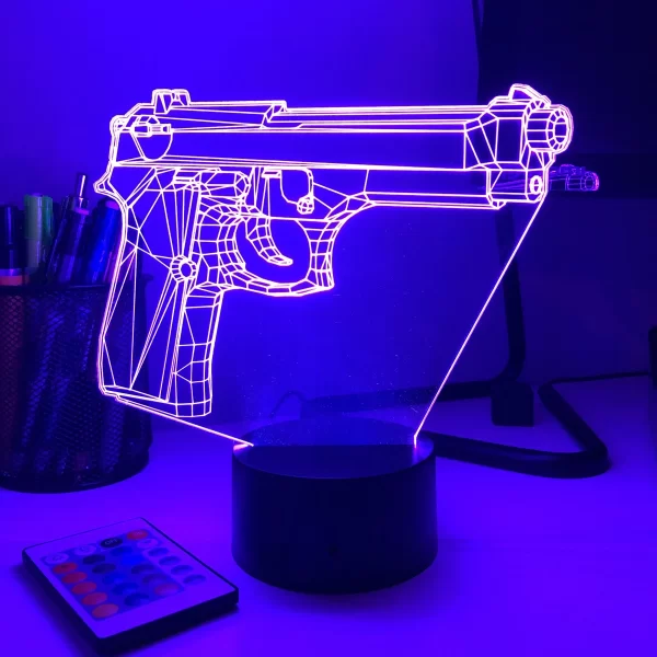 Pistol 3-1 3D Illusion Light