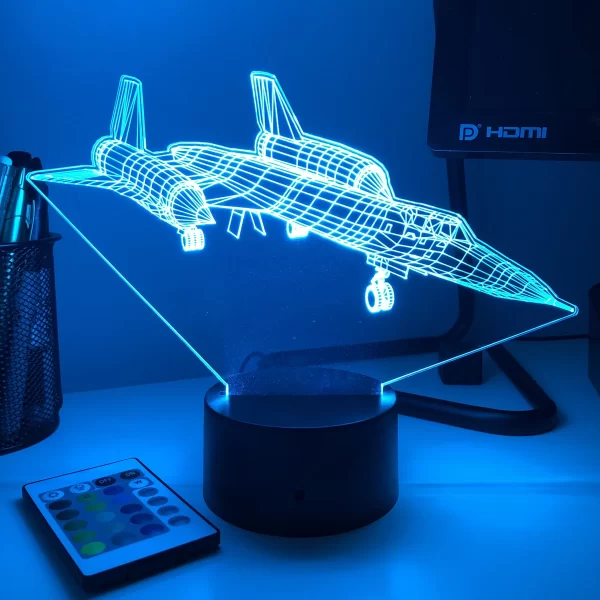 SR-71 Blackbird Jet 3D Illusion Light - Image 5