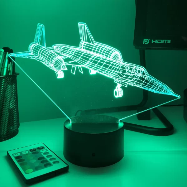 SR-71 Blackbird Jet 3D Illusion Light - Image 2