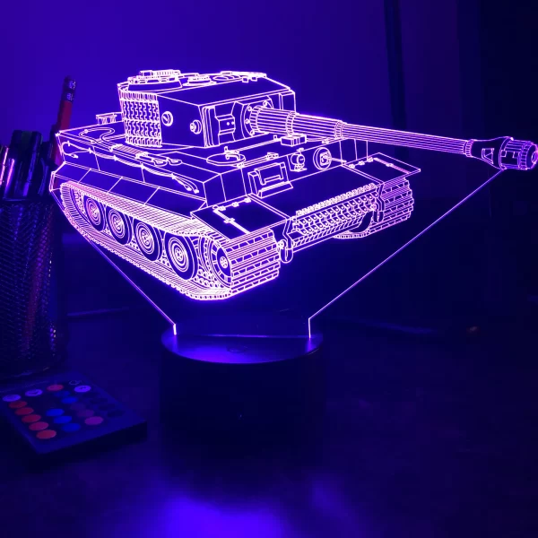 Tiger Tank 3D Illusion Light - Image 7