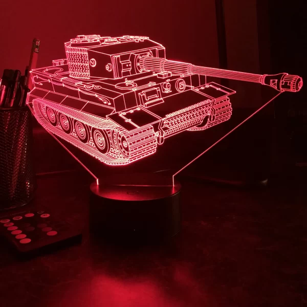 Tiger Tank 3D Illusion Light - Image 5