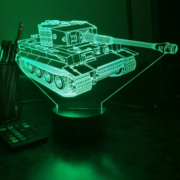 Tiger Tank 3D Illusion Light - Image 4