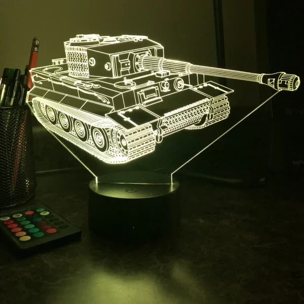 Tiger Tank 3D Illusion Light - Image 2