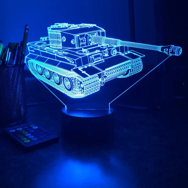 Tiger Tank 3D Illusion Light