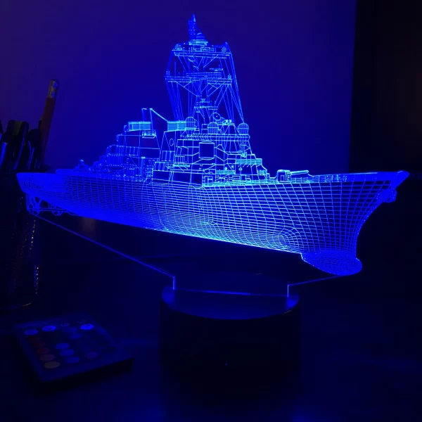 USN Guided Missile Destroyer 3D Magic Light - Image 5