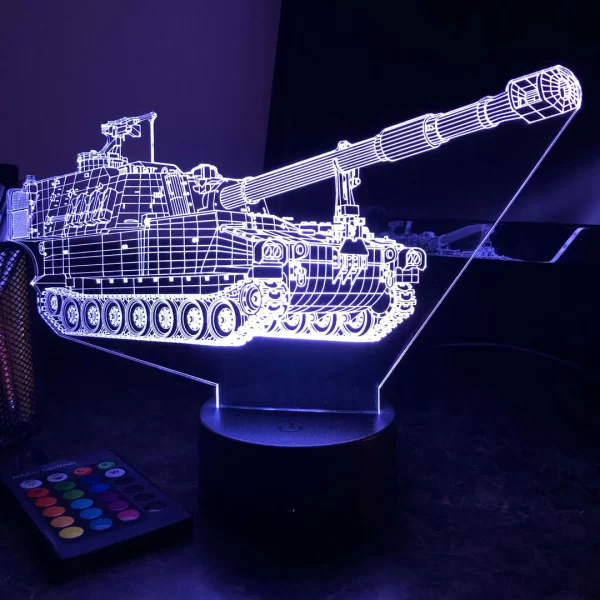 M109 Howitzer 3D Illusion Lamp - Image 7