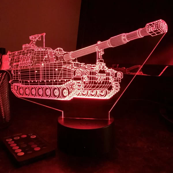 M109 Howitzer 3D Illusion Lamp - Image 6