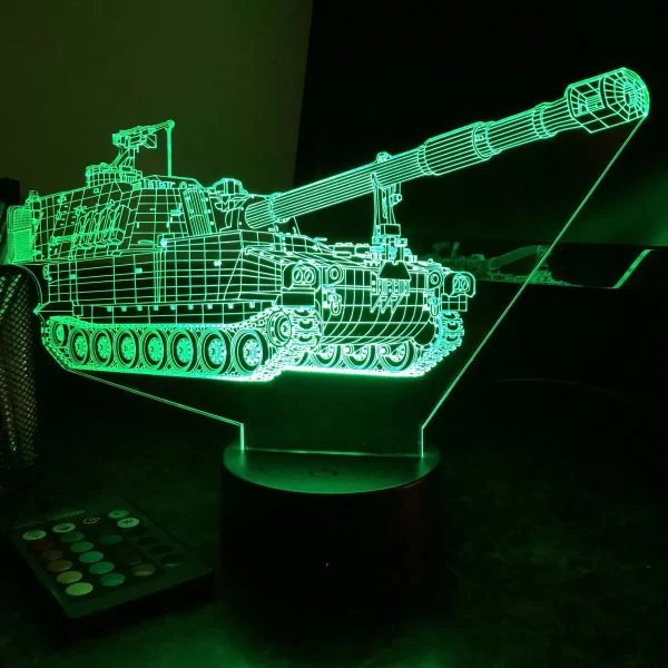 M109 Howitzer 3D Illusion Lamp - Image 5