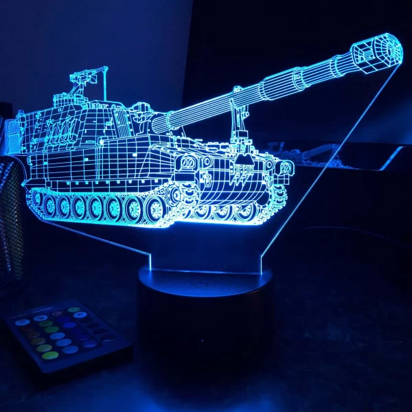 M109 Howitzer 3D Illusion Lamp - Image 2