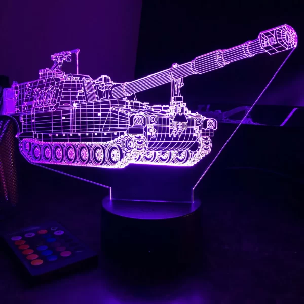 M109 Howitzer 3D Illusion Lamp