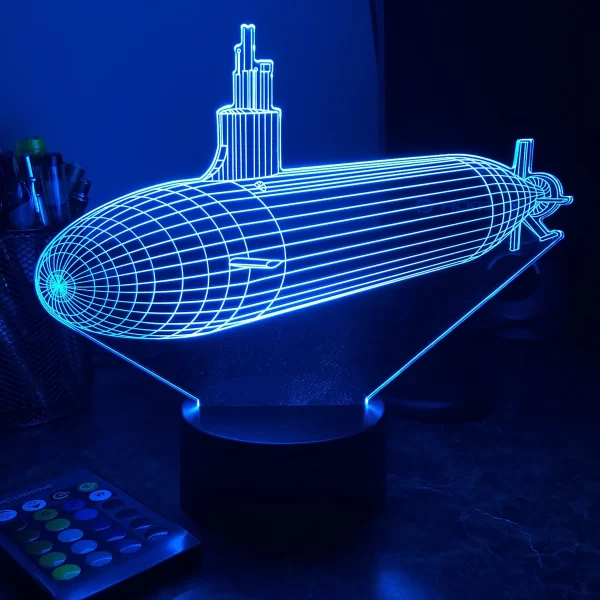 Seawolf Class Submarine 3D Magic Light - Image 7