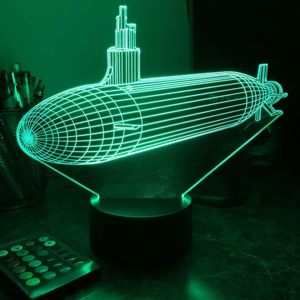 Seawolf Class Submarine 3D Magic Light - Image 3