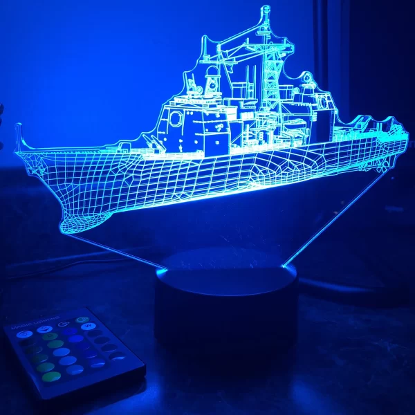 USN Ticonderoga Class Cruiser (CG) 3D magic light - Image 7