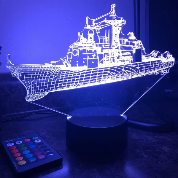 USN Ticonderoga Class Cruiser (CG) 3D magic light - Image 5