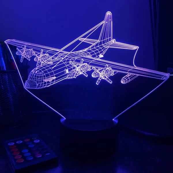 Military KC-130(J) 3D Illusion Light