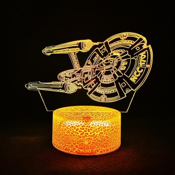 Spaceship model Enterprise 3D night light - Image 5